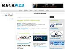 Tablet Screenshot of mecaweb.info